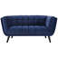 Causeuse capitonnée en velours Bestow Bestow-367956957