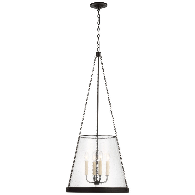 Marie Flanigan Reese 18" Pendant, Bronze, Clear