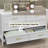 Walter 6 Drawers Dresser for Bedroom, 47.3" W Modern Chest of Drawers, Wood Drawer Organizer for Clothes, Entryway, Hallway, Nursery or Living Room, White-1711842061