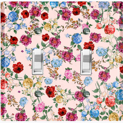 Landscape & Nature Themed 2 - Gang Toggle Light Switch Standard Wall Plate