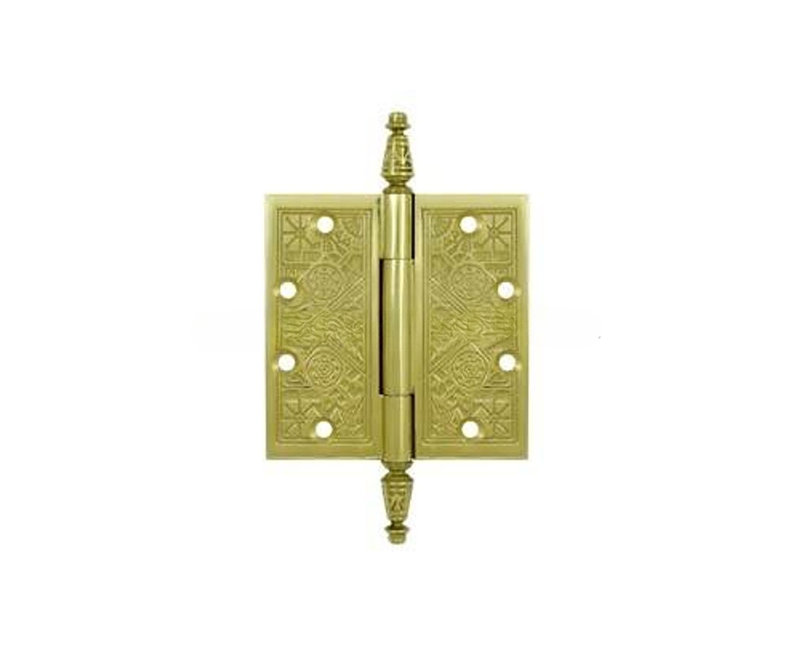 Hinge, Polished Brass