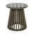 Corianna Round Acacia Wood Side Table With Slatted Base-115151654
