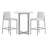 Misa Upholstered Counter Stool with Metal Frame-576239164-576239161