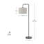 Lampe sur pied arquée 58 po Chattahoochee-350050973