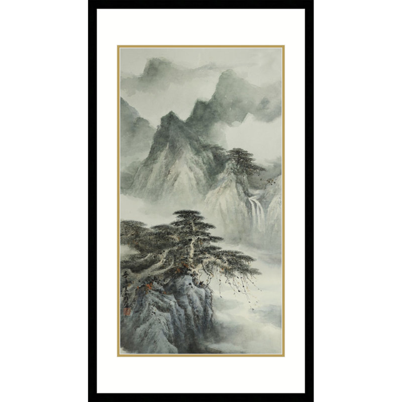 The Pine Tree by Chen Xiaoping  - Single Picture FramePainting