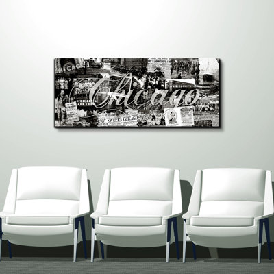 « chicago », impression sur toile