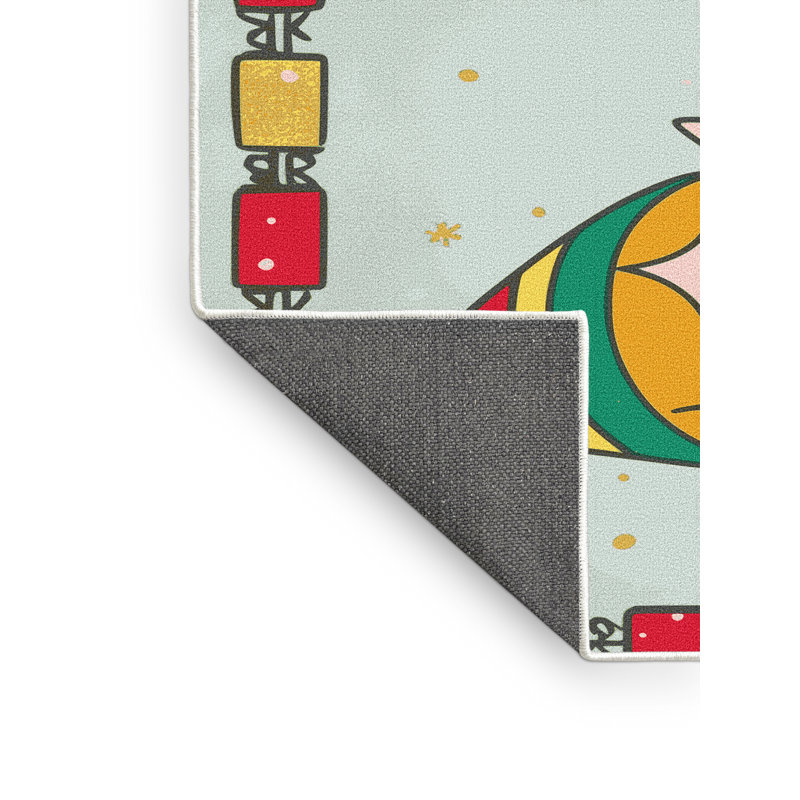 Tapis vacances de Noël The Holiday Aisle®, Rectangulaire 8 pi x 12 pi