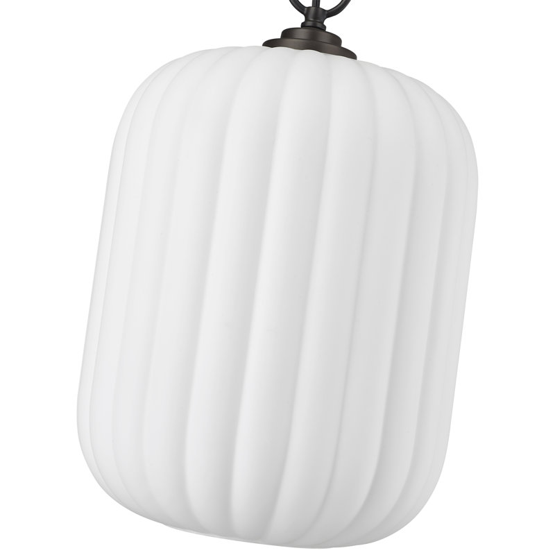 Luminaire suspendu sphère 1 lumière Buzz, Bronze huilé
