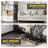 4 Step Ladder,Metal ladder,Folding Step Stool Pass 800 lbs Load Testing,Library Ladder,Decorative Kitchen Step Ladder