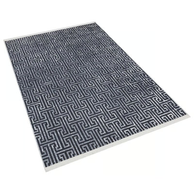 Tapis gris lavable Finleyville