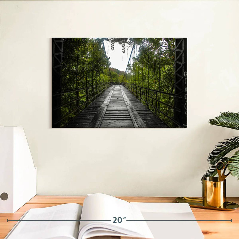 Lilie Ozarks Hanging Bridge, 8" H x 12" W