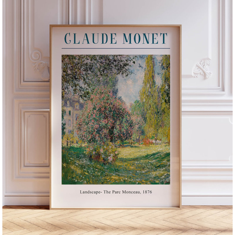 Monet Landscape - No Frame Print, 59cm H x 42cm W x 1cm D