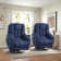 41'' Oversized Power Lift Chair - Heated Massage Electric Recliner with Super Soft Padding Set of 2