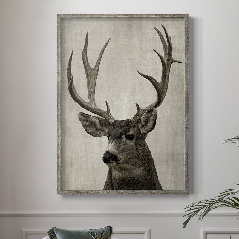 Colorado Buck Framed Print - Solid Wood