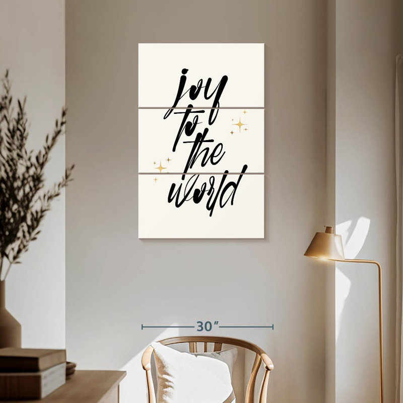 Tergel «Sparkling Joy To The World», H 57 po x l 36 po
