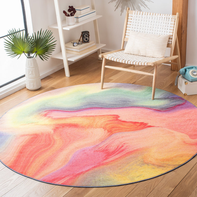 Davey Performance Machine Washable Abstract Rug