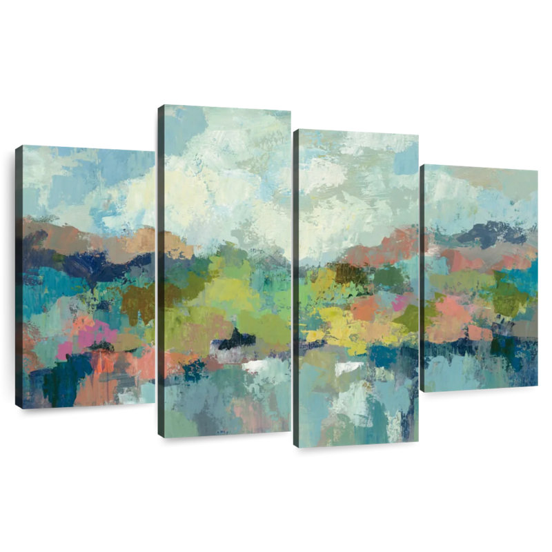 Avery au bord du lac abstrait