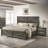Rustic Gray 3Pc Set Eastern King Size Bed 2X Nightstands-1235443807