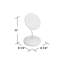 Miroir cygne double vision Luann