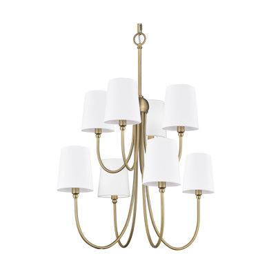 Delanta 8 - Light Dimmable Tiered Chandelier