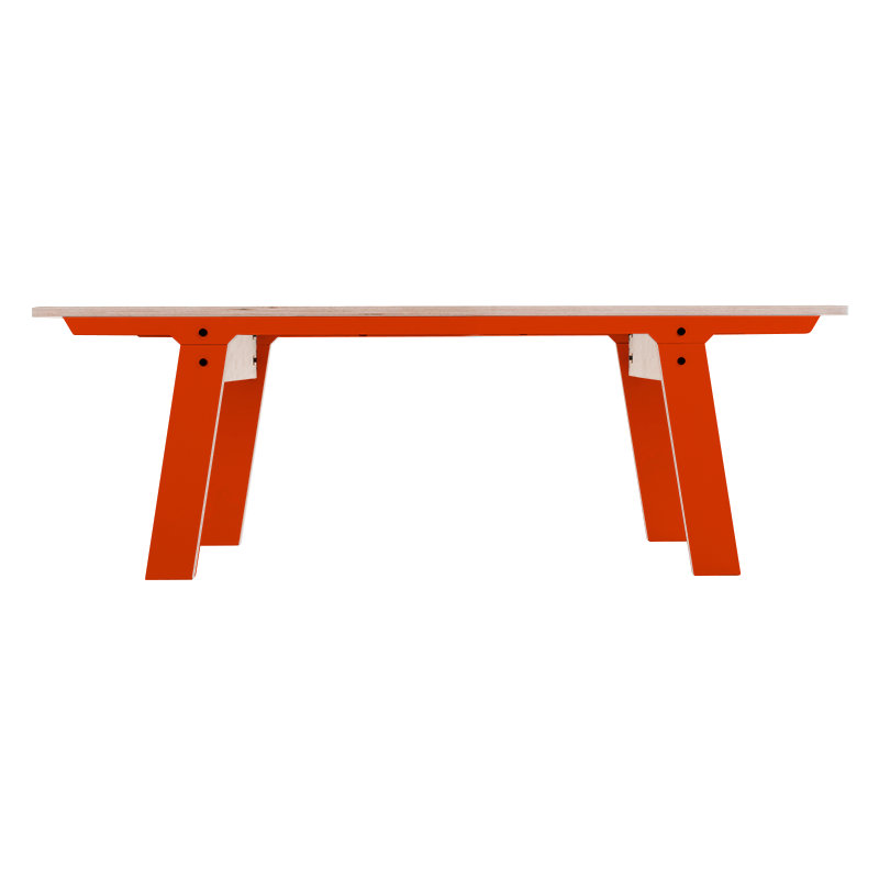 Giedi Upholstered Bench, Foxy Orange, Small