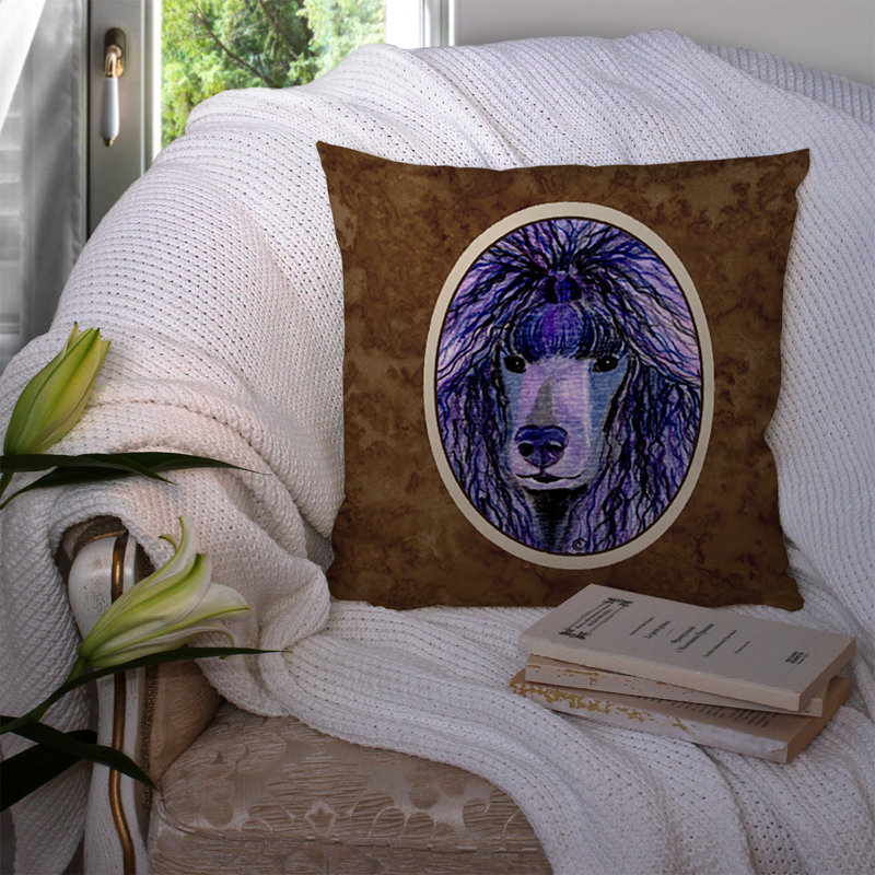 Coussin intérieur/extérieur brun caniche
