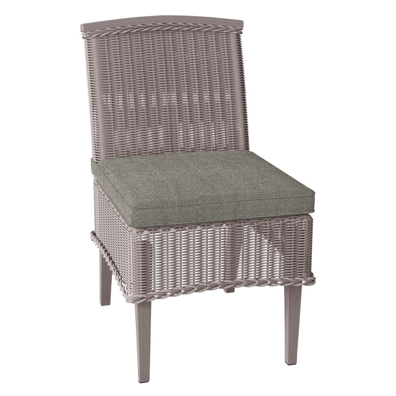 Chaise d'appoint Astoria tissée - huître / huître, Welt, Écorce Intermix, Huître