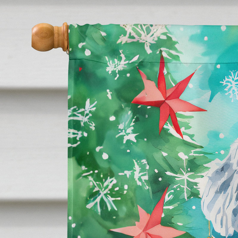 Double Sided Polyester Christmas, 40'' H x 28'' W