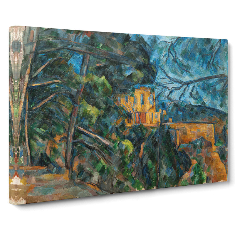 Chateau Noir by Paul Cezanne - Wrapped Canvas, 40cm H x 60cm W x 3cm D