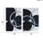 Silver Accented Wall Art - 2 Navy Circle Canvas 24"W X 36"H Indoor Design Abstract Embellishment 24"X36" Decorative