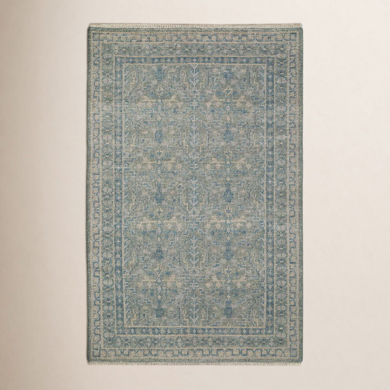 Zuri Hand Knotted Wool Indoor Rug, Rectangle 3' x 5'
