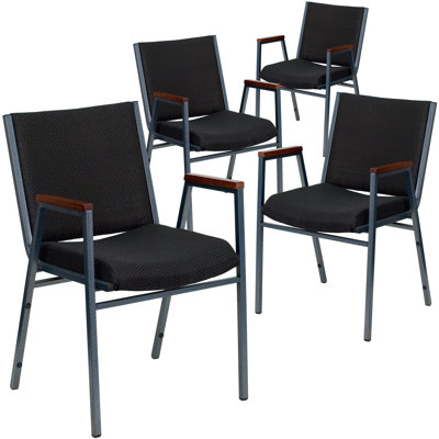 Chaise empilable robuste avec accoudoirs Aliya