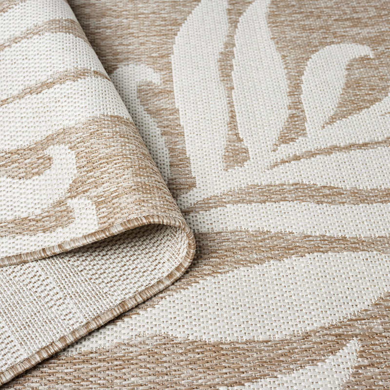 Patio Country Area Rug, 7'10"x10'2", Beige/Cream