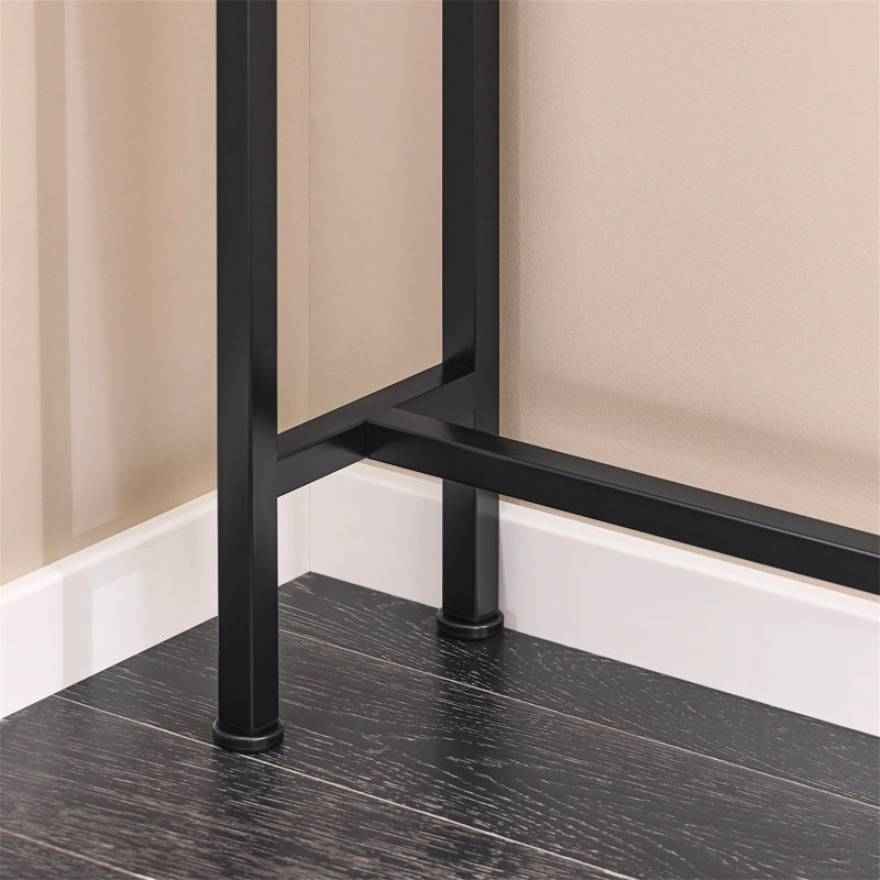 120cm Console Table, Black, 80" H x 120" W x 20" D