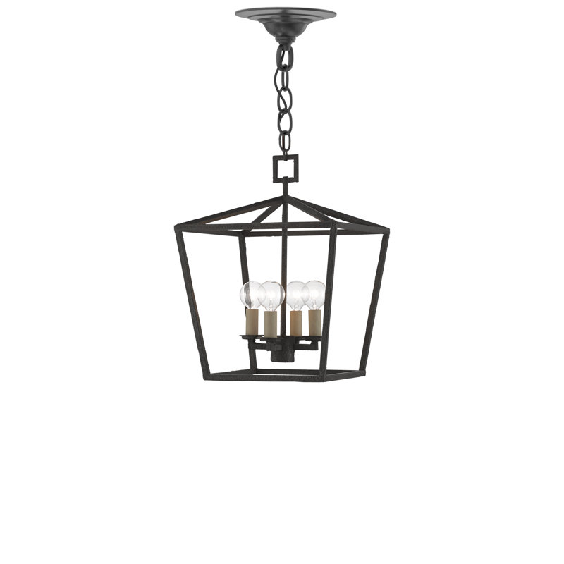 Denison 4 - Light Pendant, Molé Black, 16" H x 12" W x 12" D