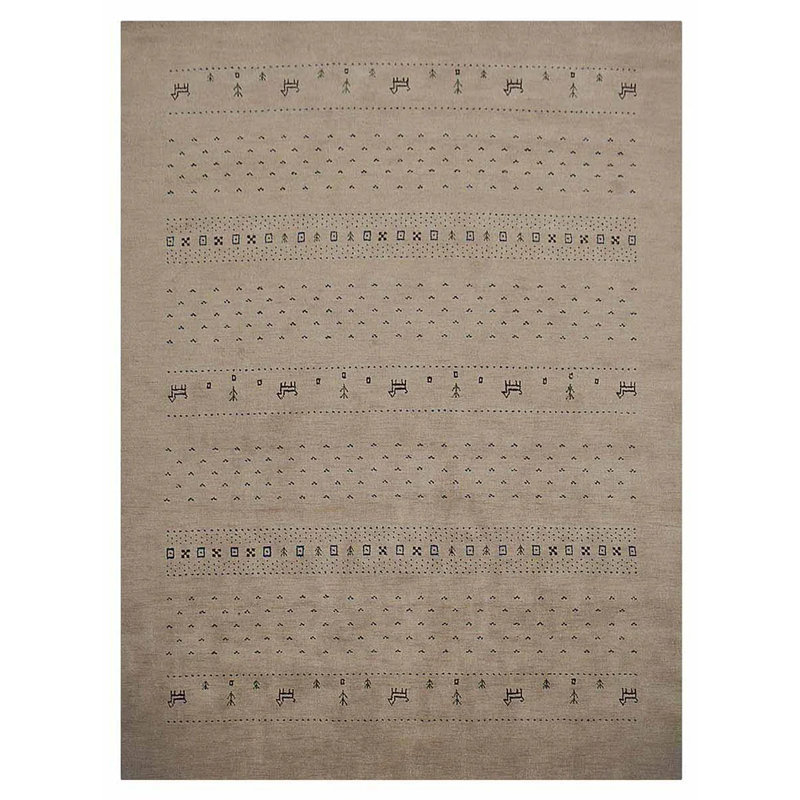 St Catherine Hand Knotted Loom Wool Eco-Friendly Area Rugs - Rectangle, Beige Color, Contemporary Modern Design, High Pile Thick Handmade Anti Skid Area Rugs for Living Room, Bed Room