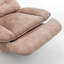Fauteuil inclinable inclinable (naturel et brun clair)