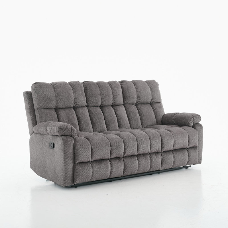3 Seater Fabric Reclining Sofa
