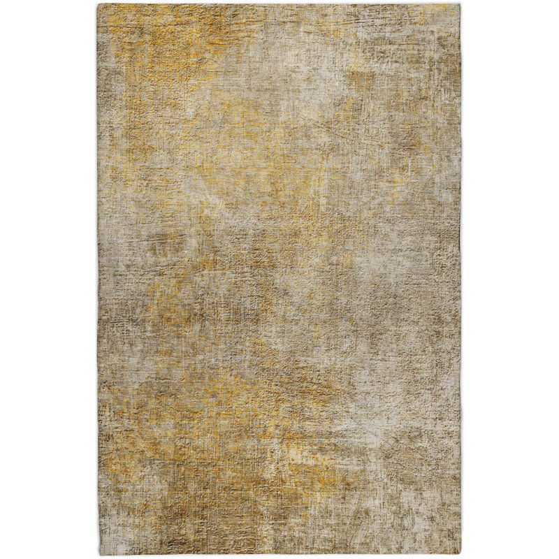 Tapis à poil long de qualité supérieure lavable à la machine ADS593, Beige, 8' x 10'