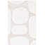 Tapis ivoire / beige en laine et coton tissé à plat à la main Brogun-834805844