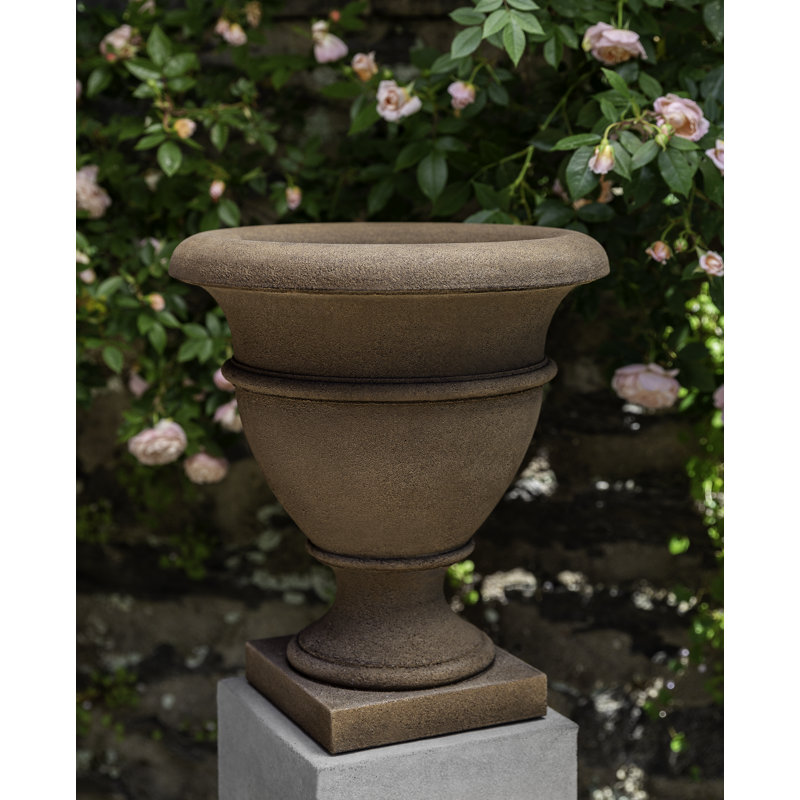 Pot à fleurs St James Urn, Naturel, H 26 po x l 24 po x P 24 po