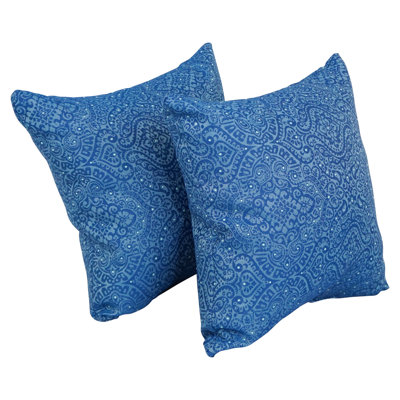 28_17-Inch Jacquard Throw Pillows With Inserts (Set Of 2)