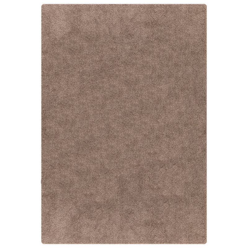 Rug Brown Polyester Diameter 120 Cm Area Rugs Round Contemporary, Rectangle 80 x 150 cm