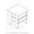 Joseph Side Table Nightstand with Bin Drawer, 2 per set-49409570
