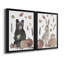 «Cute Autumn Forest I», toile encadrée de qualité supérieure - prête à être accrochée-717302693-717302690