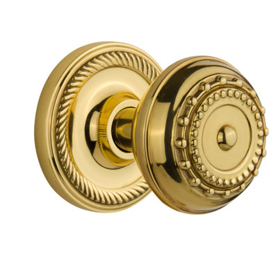 Rosette en corde avec poignée de porte Meadows