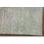 Tapis rayé abstrait vert moderne 3 x 5