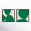 Green Ink. Set Of 2 by Lee Lessem-72046110-72046126