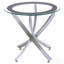 Table de bout chromée