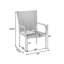 Grey Pe Stacking Chair - Classic And Modern Blend, Build, Space Saving Storage, Ideal For Outdoor Entertaining